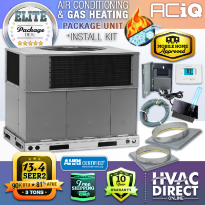 Inside Gas Pack Ac Unit Heating Air Conditioning Package (All In