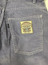 Rare Vintage Levi’s Lilac Straight Leg Corduroy Pants Made In USA 30x30