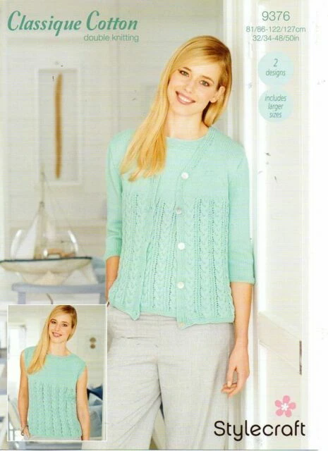 DK/Double Knit Cardigans Patterns