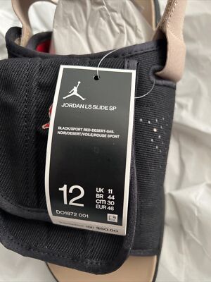 NIKE AIR JORDAN LS SLIDE SP X SOLE FLY [DO1872 001] STASH  display picture 1