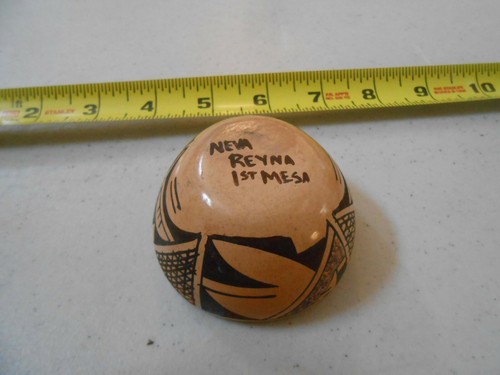 VINTAGE RARE NATIVE AMERICAN HOPI POTTERY POT SIGNED NEVA REYNA 1ST MESA - Picture 10 of 10