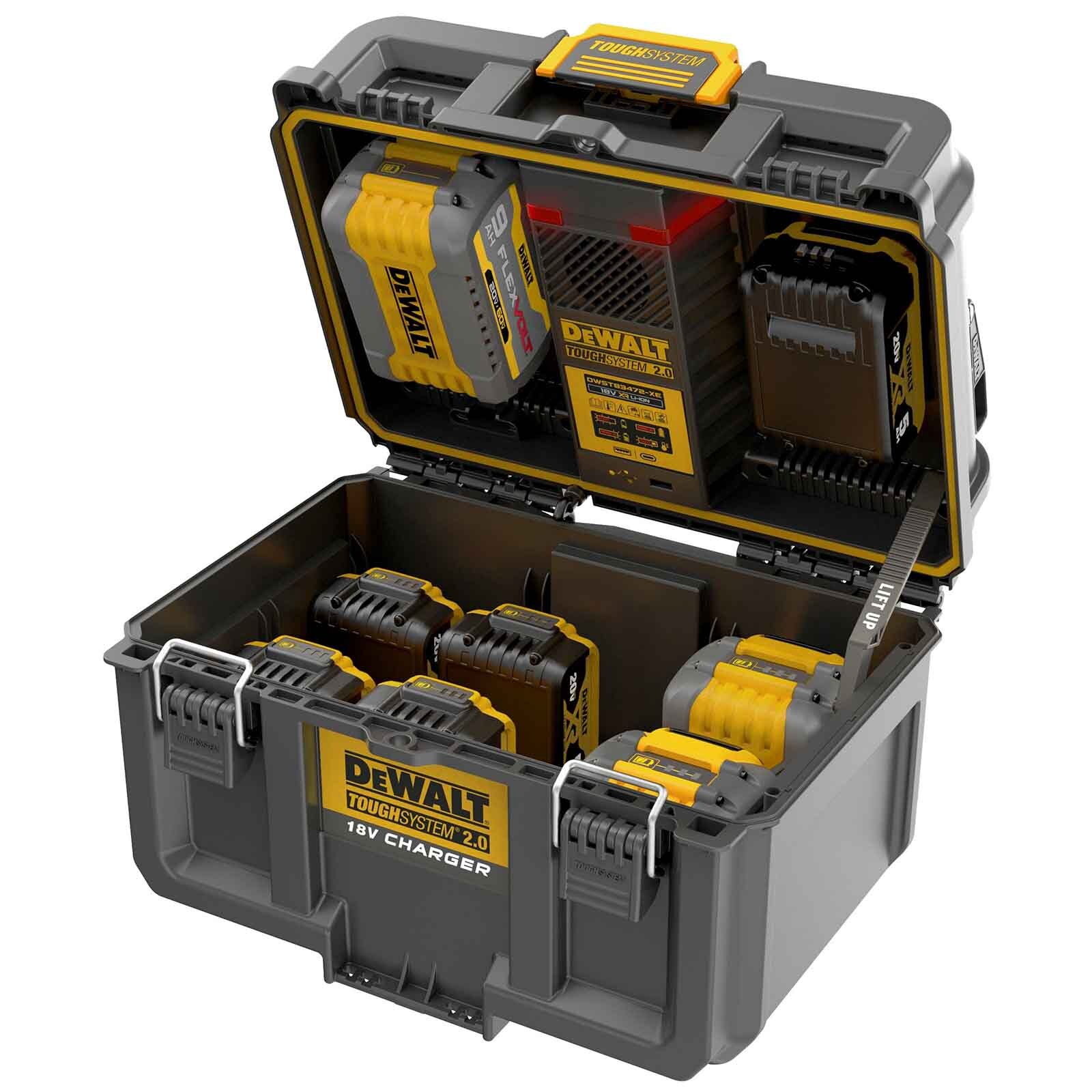 DeWALT AkkuLadegerät ToughSystem 2.0 DWST83471QW 18V, Ladebox, Charger Box eBay