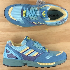Adidas ZX 8000 Light Aqua Blue Shock Yellow Athletic Sneakers FY7686 Multi  Size | eBay