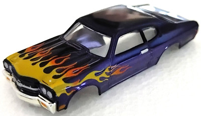 70 Chevy Chevelle Violet Chrome JL TJet Slot Car BODY for AURORA auto world DASH