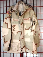 US ARMY CAMO BDU SHIRT COAT DESERT CAMOUFLAGE COMBAT LARGE NSN 8415-01-327-5315