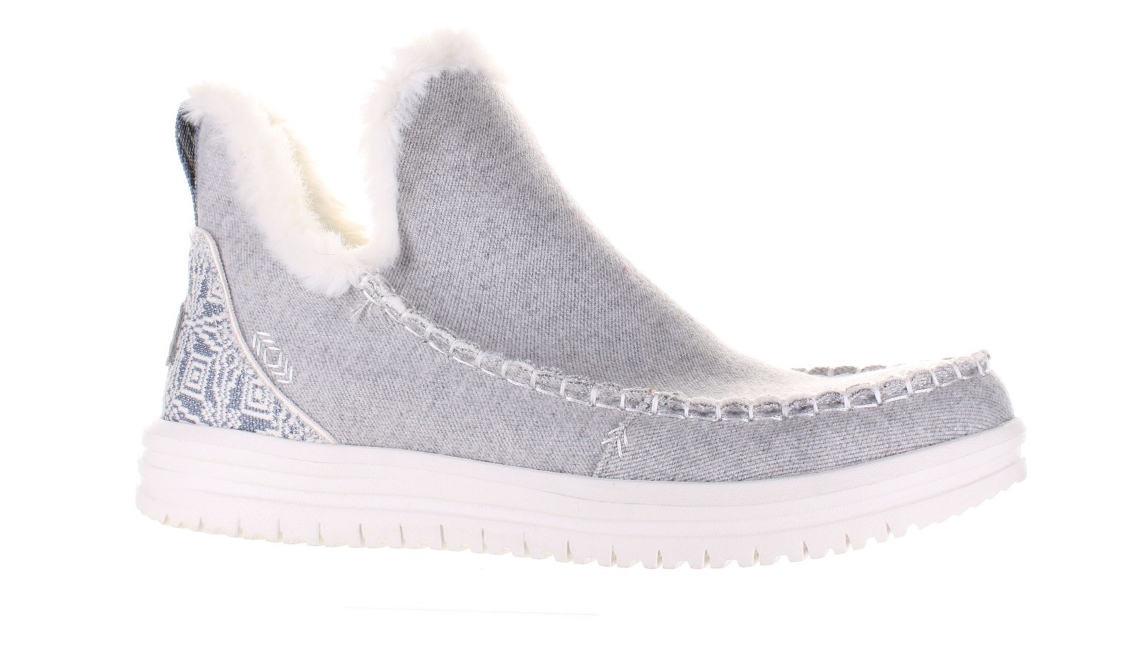 Женские ботильоны Hey Dude Camden серого цвета, размер 10 (7810565)