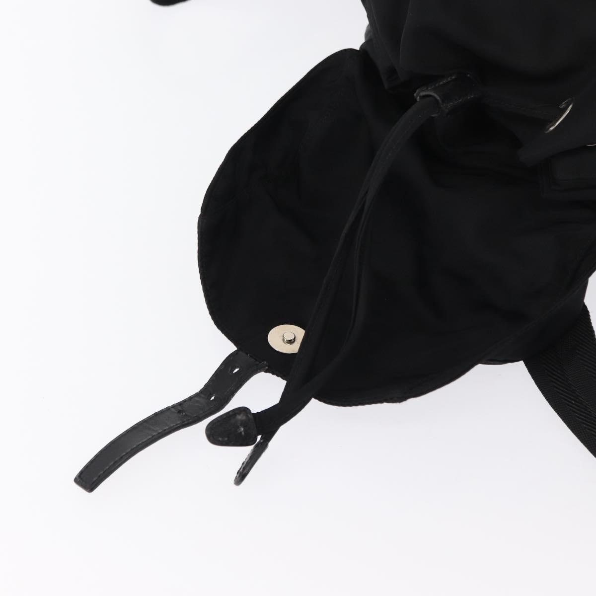 Prada Double Front Pocket Backpack Tessuto Black Nylon Backpack Bag Authentic thumbnail 23