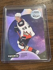 2022-23 Upper Deck Synergy Trevor Zegras Light up the night /75