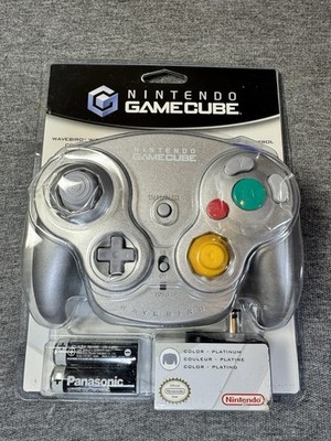 Nintendo GAMECUBE WAVEBIRD Wireless Controller PLATINUM Genuine Factory Sealed