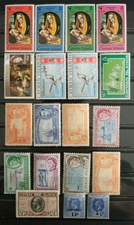 colonie anglaise cayman islands timbres neufs sans charnière