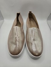 Vionic Gold Metalic Uptown A-line Slip On Loafers Arch Support. New Never Worn.