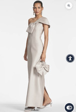 SACHIN & BABI Women s One-Shoulder Bow Slit M...