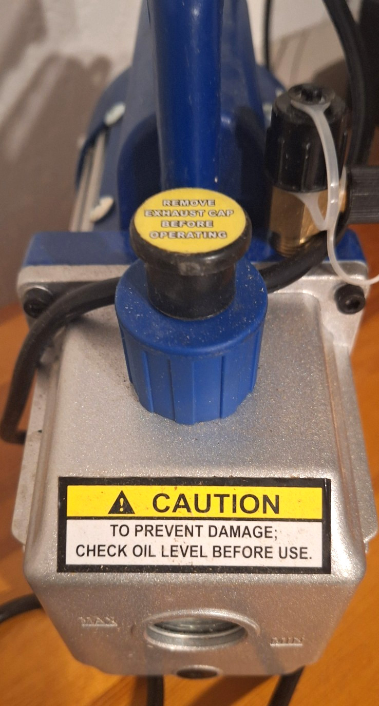 ZENY 1 Stage VP125+ Vacuum Pump 110V 3.5 CFM 5Pa 1/4 HP Gently Used