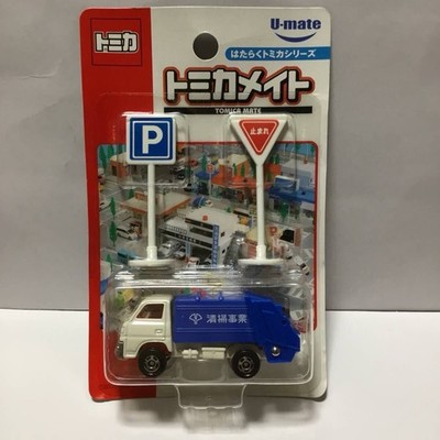 Tomica Mate Hataraku Tomica Serie Mitsubishi Canter Straßenkehrmaschine