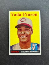 1958 TOPPS  #420  VADA PINSON  RC  EX