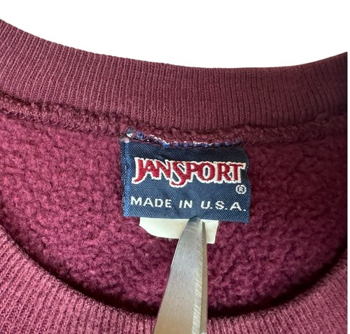 VTG Florida State University FSU Jansport Sweatshirt Burgundy Men’s USA - Picture 3 of 22