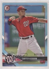 2018 Bowman Prospects Sky Blue 86/499 Carter Kieboom #BP7 0l2