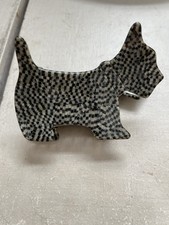 French Barrette Lucite Hair Clip Scottie Dog Made In France NEW Cute