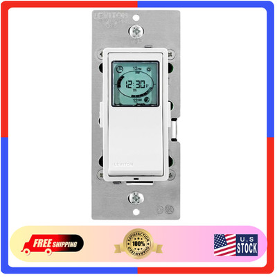 Programmable Astronomical Timer Switch Single Pole/3-Way for Lights Motors