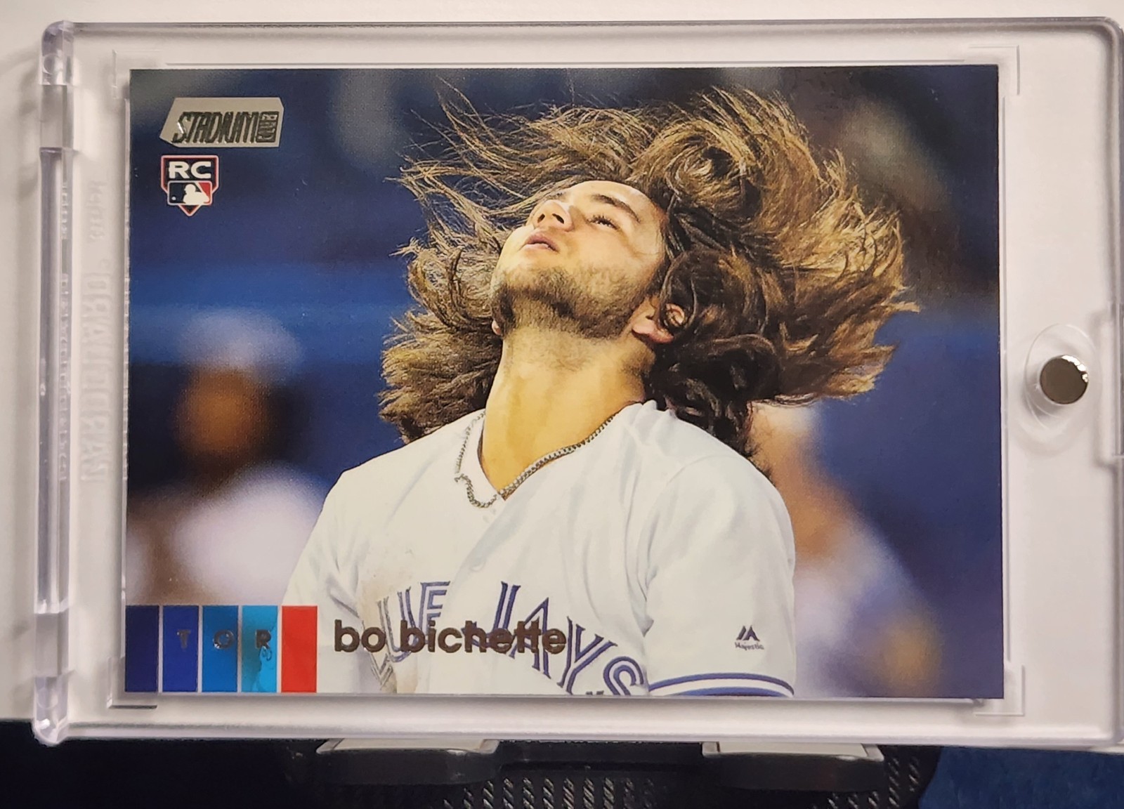 2020 Topps Stadium Club - SP Image Variation Bo Bichette #112 Hair Flip (RC)