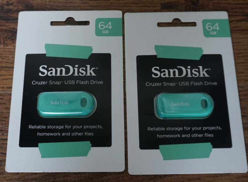 New SanDisk Cruzer Snap USB Flash Drive 64GB