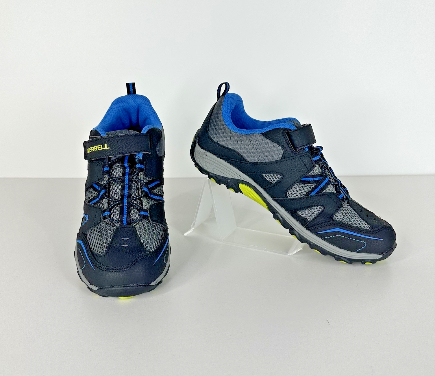 Merrell M Trail Chaser nero grigio blu scarpe sneakers trekking stivali ragazzo giovane 5M