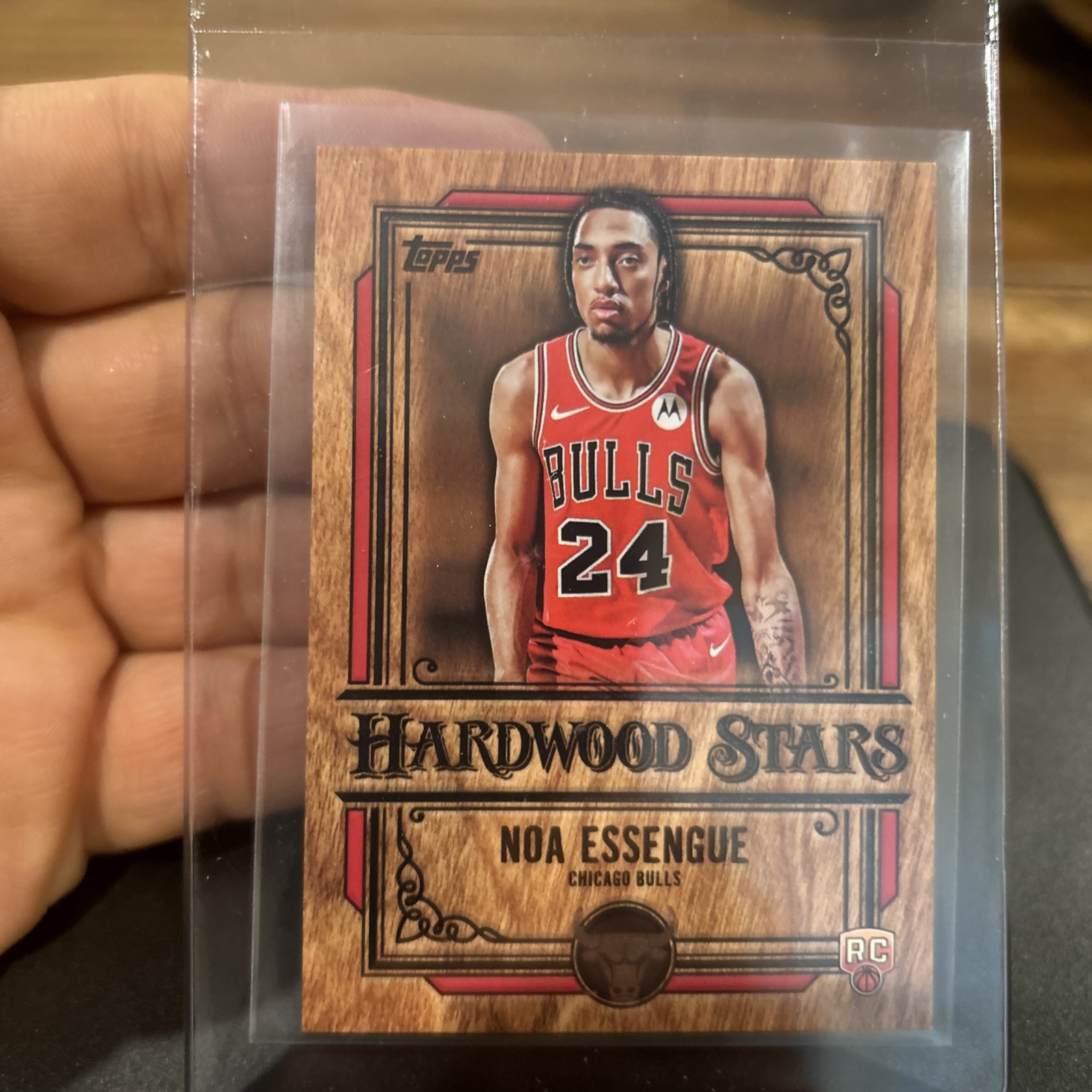 Noa Essengue 2025-26 Topps Hardwood Stars - Rookie Insert #HS-18 Bulls SSP RARE