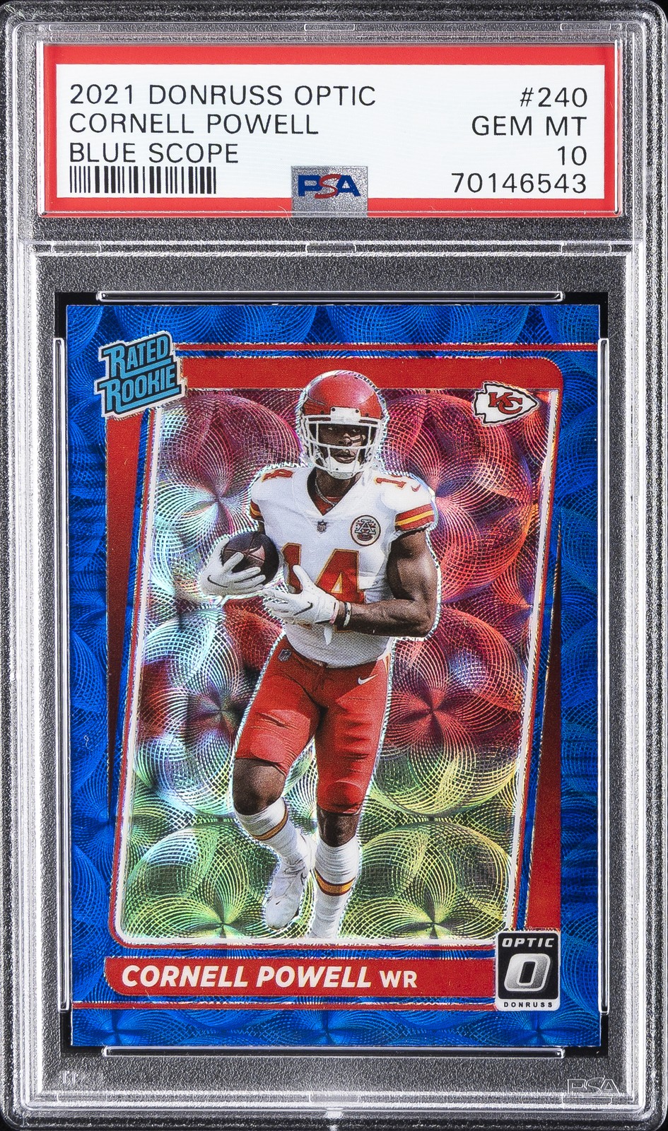 Cornell Powell Panini Donruss Optic #240 Blue Scope