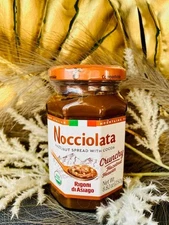 Rigoni Di Asiago Organic Crunchy Nocciolata Hazelnut Spread, 8.82 Oz Jars