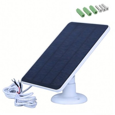 Ring Video Doorbell Solar Panel 4W Charger with Monocrystalline Silicon 3m Wire