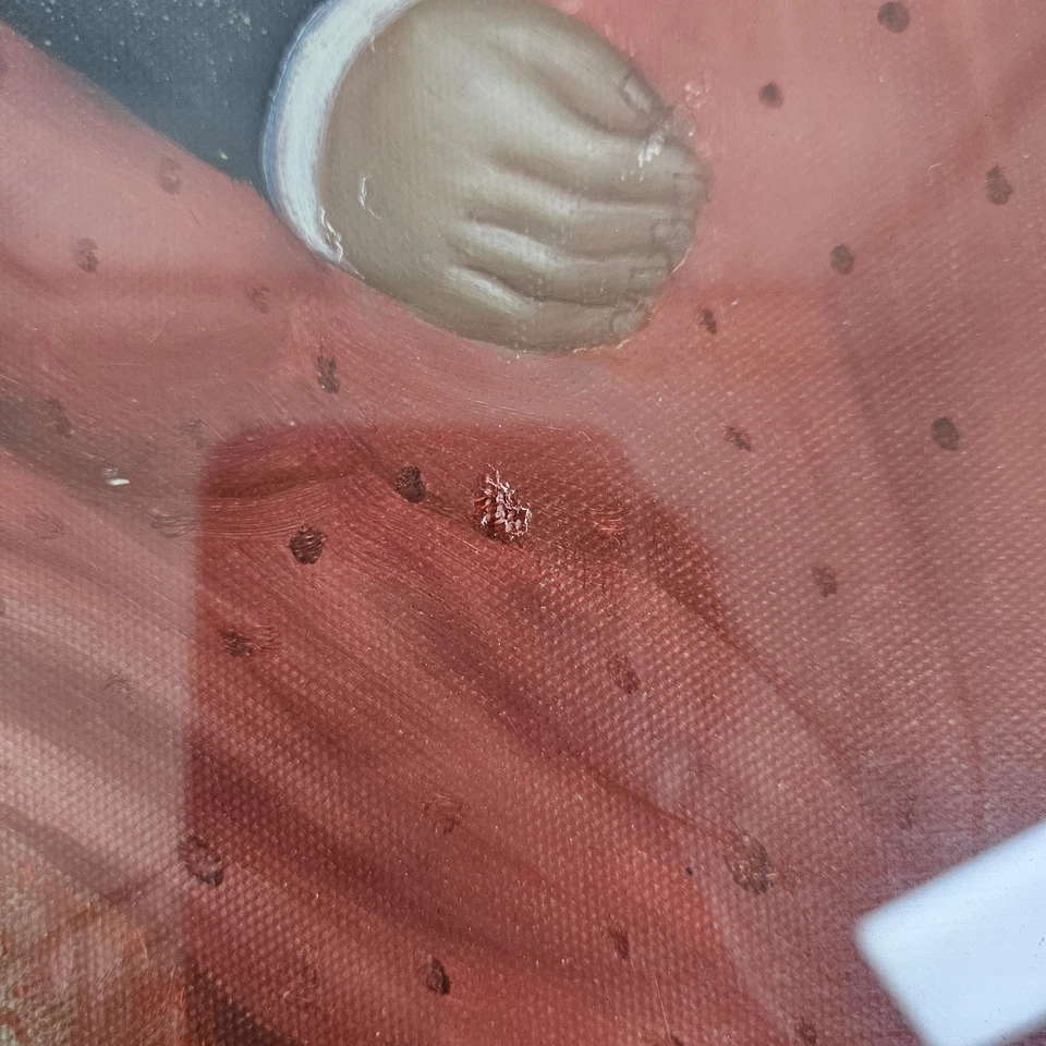 Arte Pintura al óleo FERNANDO BOTERO Fat Dance Girl 16X12 enmarcada sobre lienzo Foto 3 de 4