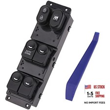 Master Window Switch Power Control Button Front Left Driver Side Compatible