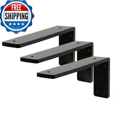 Walwe Countertop Support Bracket 20 Inch 2 Pack 3/8 Thick Heavy Duty Granite