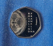 2020 Rosalind Franklin 50p Fifty Coin Brilliant Uncirculated DNA Science Pioneer
