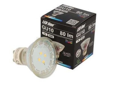 LED Line LED-Leuchtmittel GU10, 230 V, 1 W, 80 lm, neutralweiß 4000 K - Bild 1 von 3