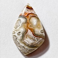 82 Cts Natural Crazy Lace Agate Cabochon Gemstone For Jewelry 46X29X8.9 MM