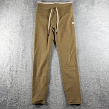 Vuori Pants Womens Small Brown Vibe Elevation Leggings Yoga Comfy Performance