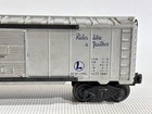 LIONEL POSTWAR 6464-1 SILVER WESTERN PACIFIC BOX CAR "RIDES LIKE A FEATHER" LF — photo 3