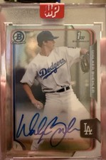 2015 Bowman Draft - Chrome Draft Pick Auto Walker Buehler #BCA-WB Refractor