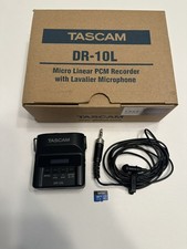 Tascam DR-10L Compact Digital Audio Recorder and Lavalier Mic Combo
