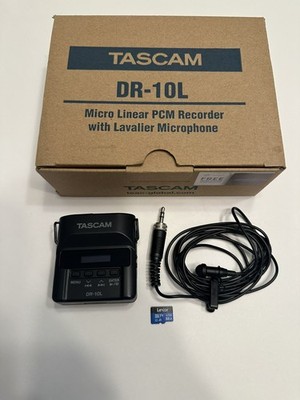 Tascam DR-10L Compact Digital Audio Recorder and Lavalier Mic Combo