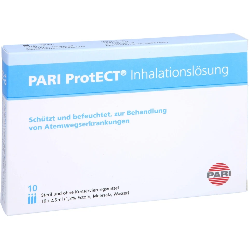 PARI ProtECT Inhalationslösung mit Ectoin Ampullen - OVP v.med. Fachhändler - Bild 2 von 3