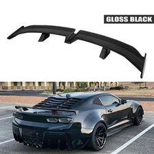 For Chevrolet Camaro 55"Rear Trunk Spoiler PRO+Racing Rear GT Wing Gloss Black
