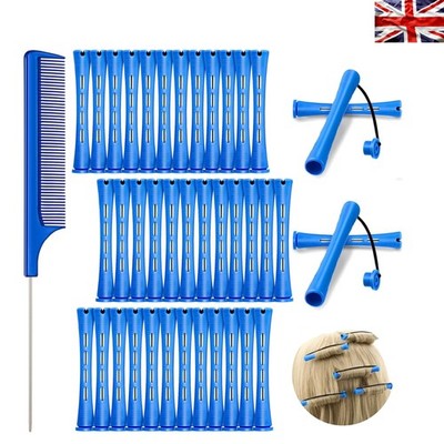 Langlebiges Kaltwellen Dauerwellenstangen Set mit Stahlkamm - Ideal für schöne Locken