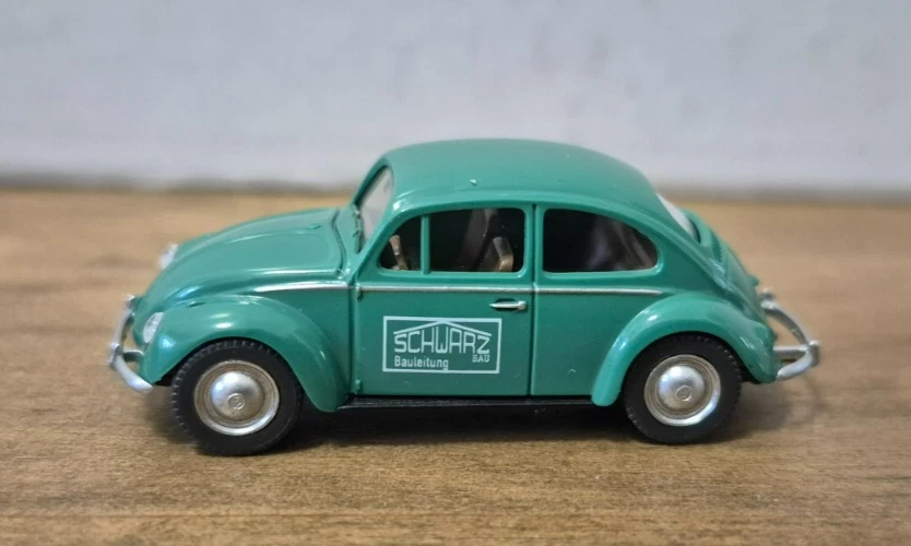 VW 1200 Käfer 1:87 - Schwarz Bauleitung - Wiking -