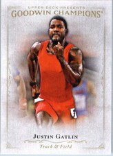 2016 Upper Deck Goodwin Champions #21 Justin Gatlin - BB
