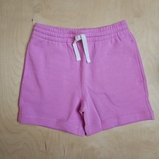 NWT Hanna Andersson FUCHSIA PINK FRENCH TERRY MIDI SWEAT SHORTS 120 6 7 30