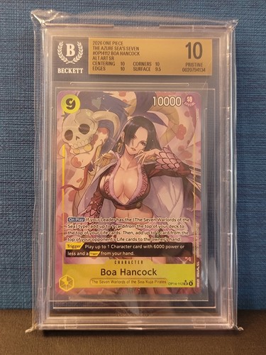 Boa Hancock (Alternate Art) graded BGS 10 for sale on eBay