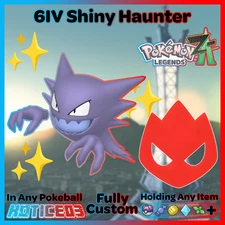✨ Shiny Alpha Haunter 6IV + EVs ✨ Pokemon Legends ZA 🚀 Fast 🚀