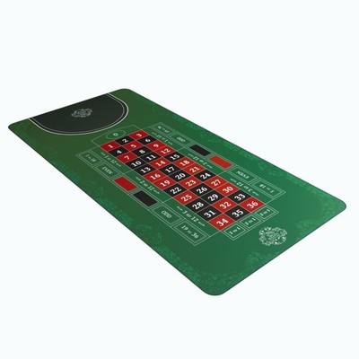 Casino Roulette Mat Multiple Sizes by Bullets Playing Cards